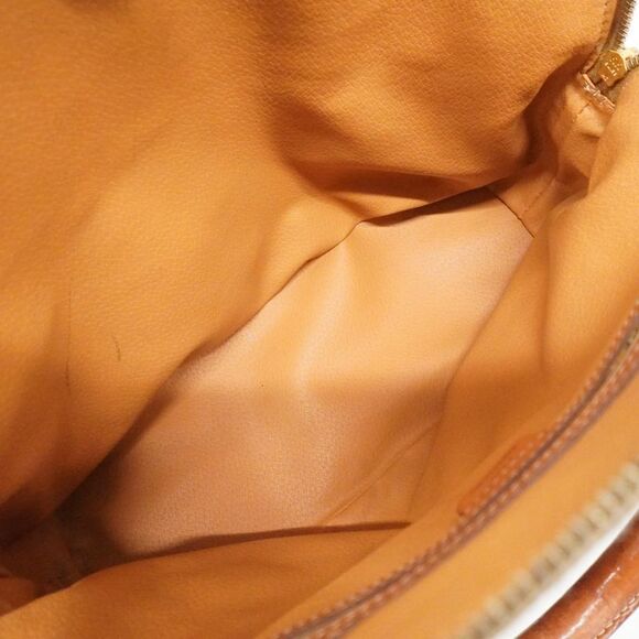 Celine Handbag Macadam PVC Brown Gold Hardware Women - Picture 4 of 10